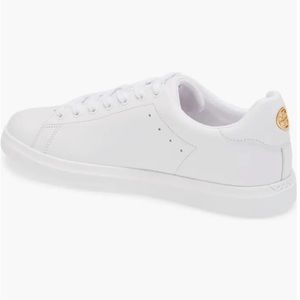 Tory Burch Howell Court Sneaker, Titanium White, Size 10